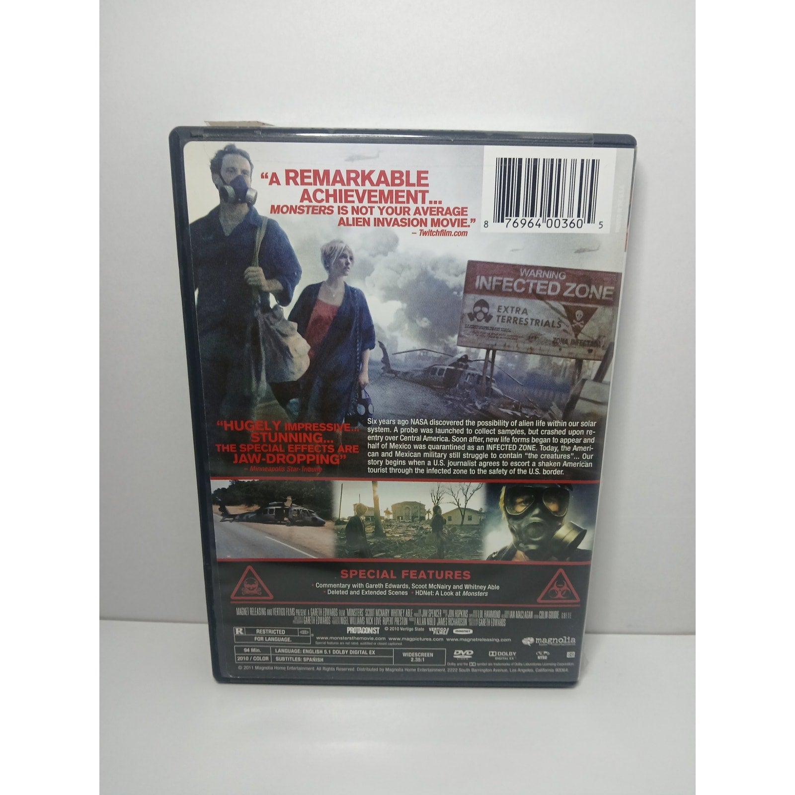 MONSTERS BEWARE DVD MOVIE CLEANED TESTED WORKING