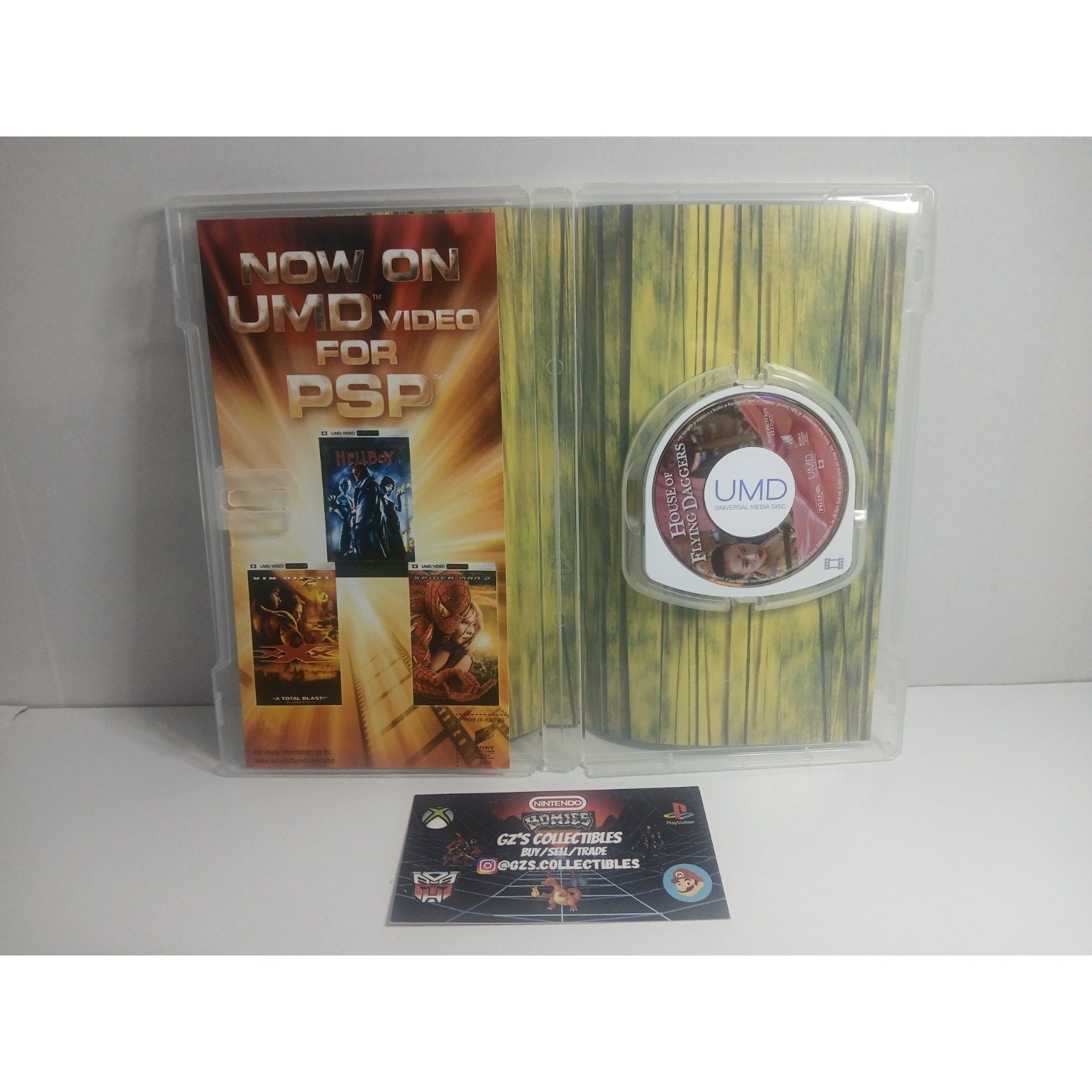✅ SONY PSP HOUSE OF FLYING DAGGERS CIB UMD MOVIE TESTED WORKING MINT