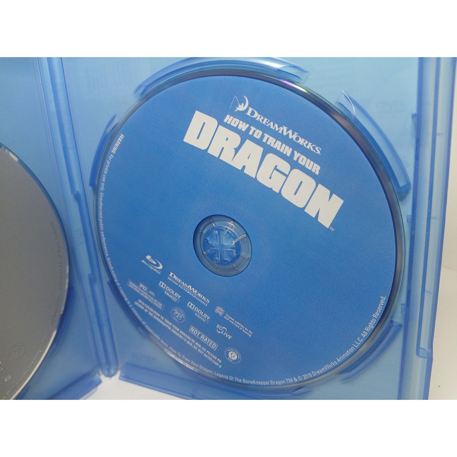 HOW TO TRAIN YOUR DRAGON ON  BLU RAY/DVD MOVIE CLEANED* TESTED WORKING