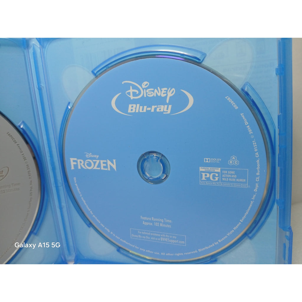 DISNEY FROZEN COLLECTORS EDITION W/SLEEVE BLU RAY/DVD MOVIE CLEANED TESTED