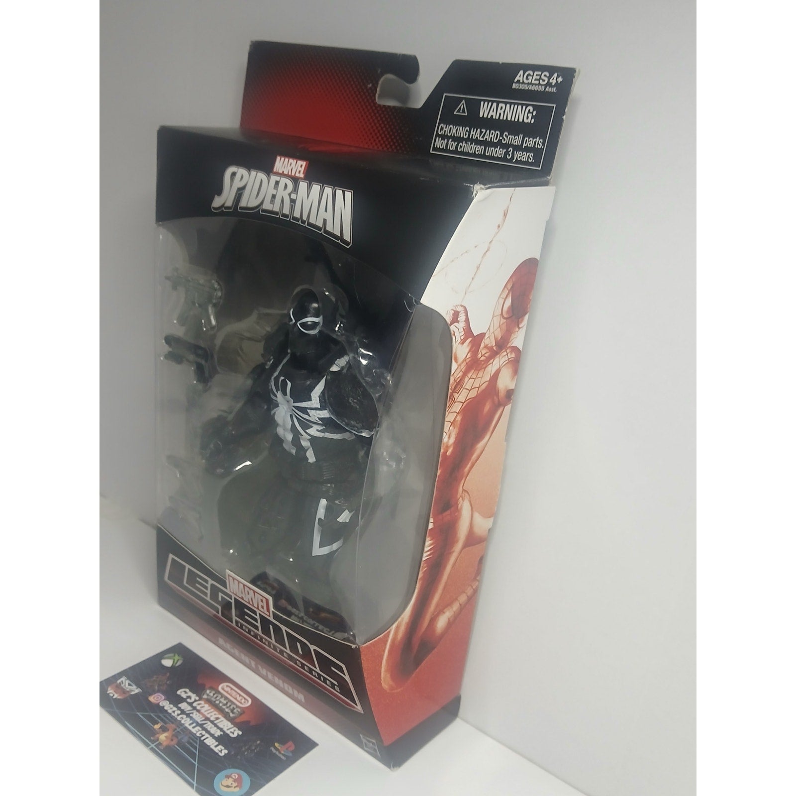 AGENT VENOM INFINITE SERIES MARVEL LEGENDS NIB CIB (OPEN)