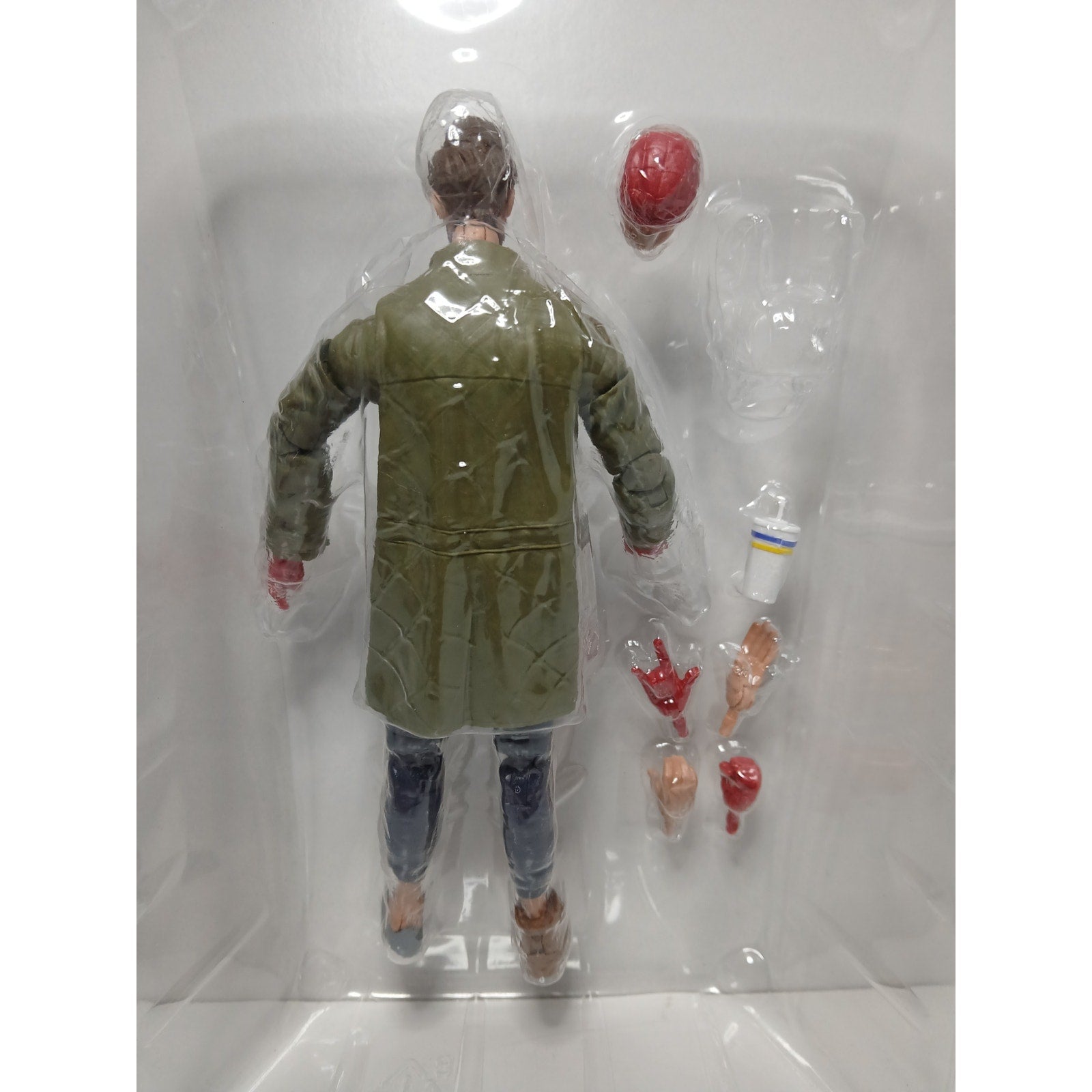 SPIDER VERSE PETER B PARKER MARVEL LEGENDS FIGURE MINT W/ BOX (OPEN) NO BAF