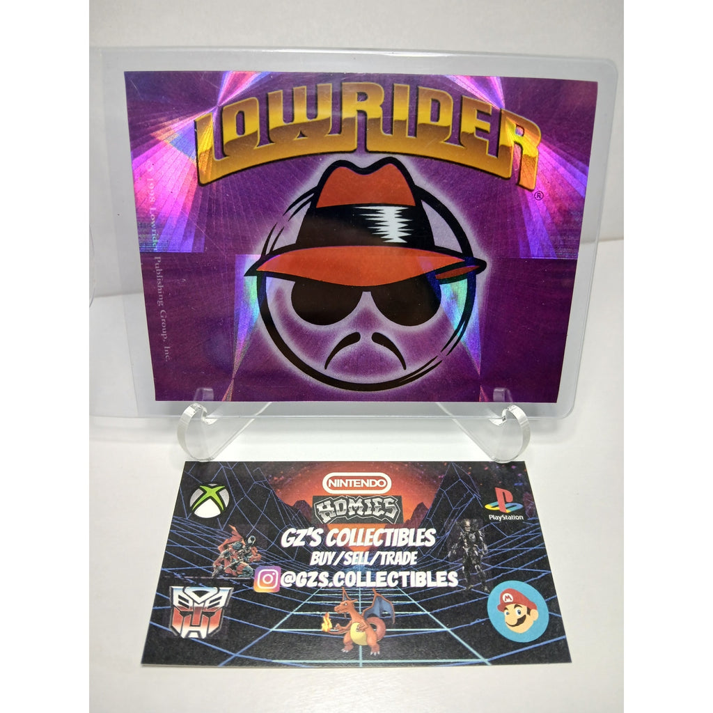 ORIGINAL PURPLE LOWRIDER VINTAGE 1999 HOLOGRAPHIC STICKER DECAL