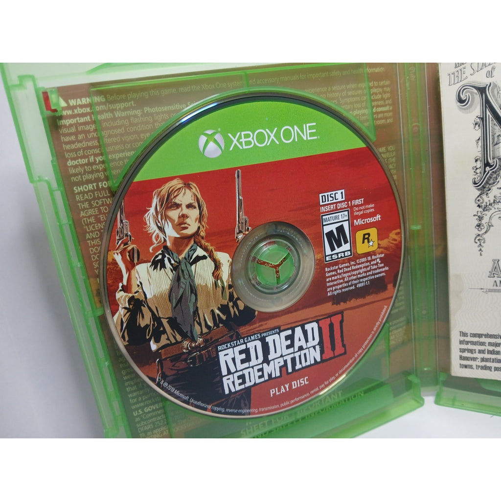 READ DEAD REDEMPTION 2 ROCKSTAR CIB XBOX ONE GAME TESTED WORKING
