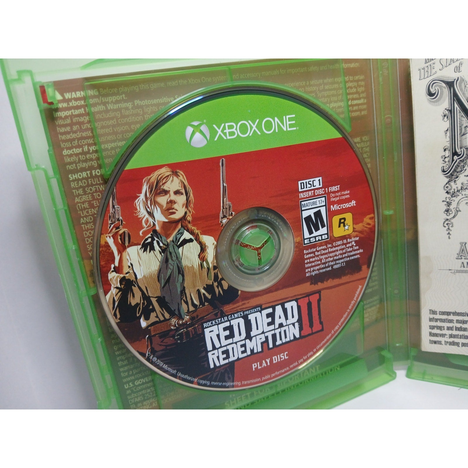 READ DEAD REDEMPTION 2 ROCKSTAR CIB XBOX ONE GAME TESTED WORKING