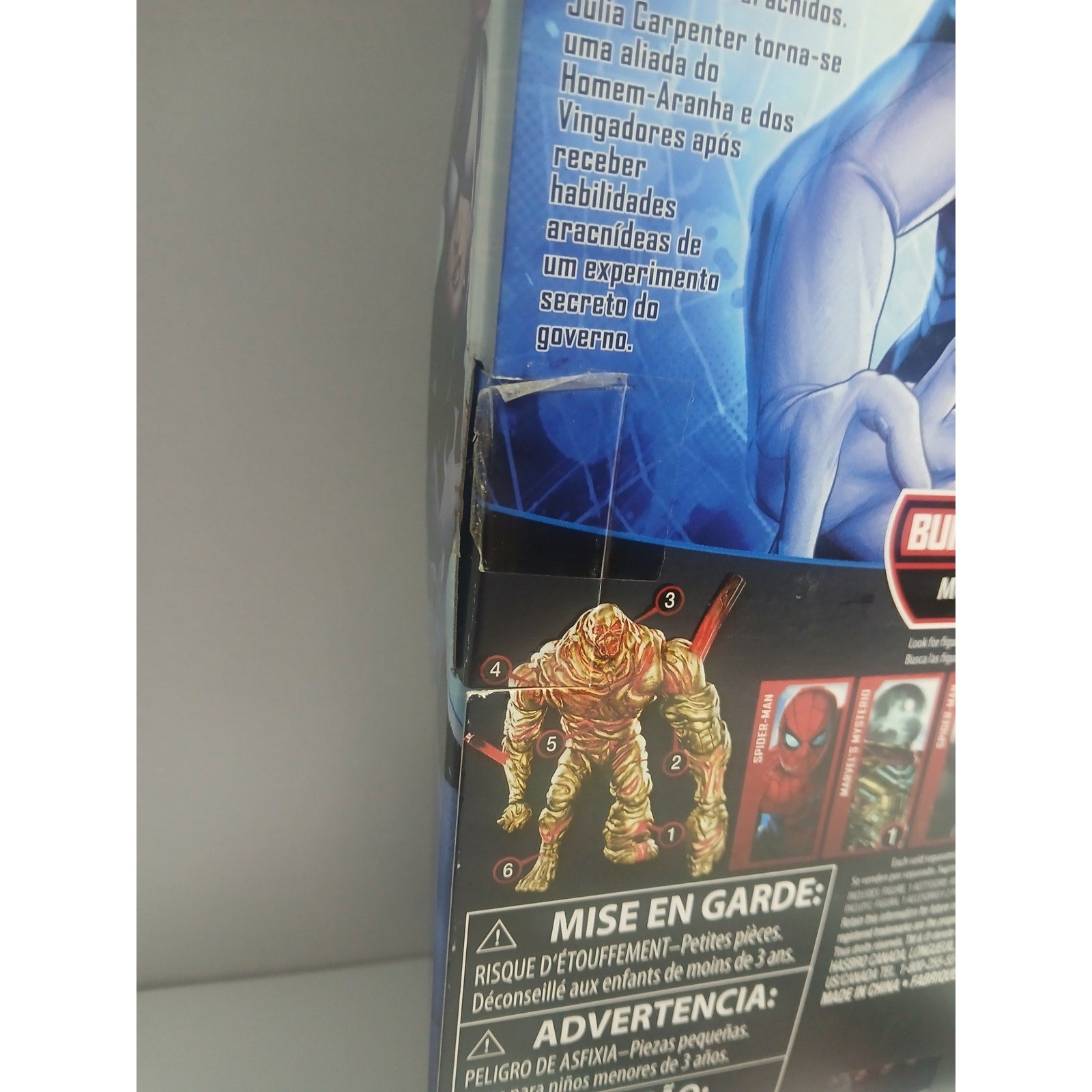 SPIDER WOMAN SPIDER MAN BAF MARVEL LEGENDS NIB CIB (OPEN)