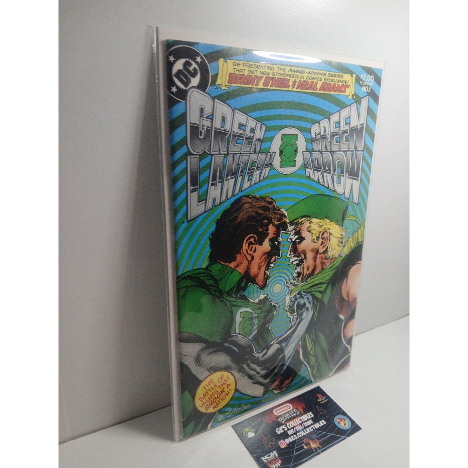 GREEN LANTERN GREEN ARROW #1 1983 DC COMICS NEW BAG/BOARD