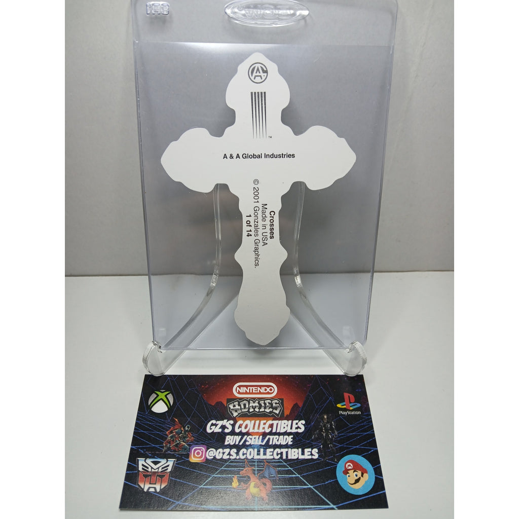 2001 VINTAGE CROSS HOMIES GONZALES GRAPHICS HOLOGRAPHIC STICKER DECAL