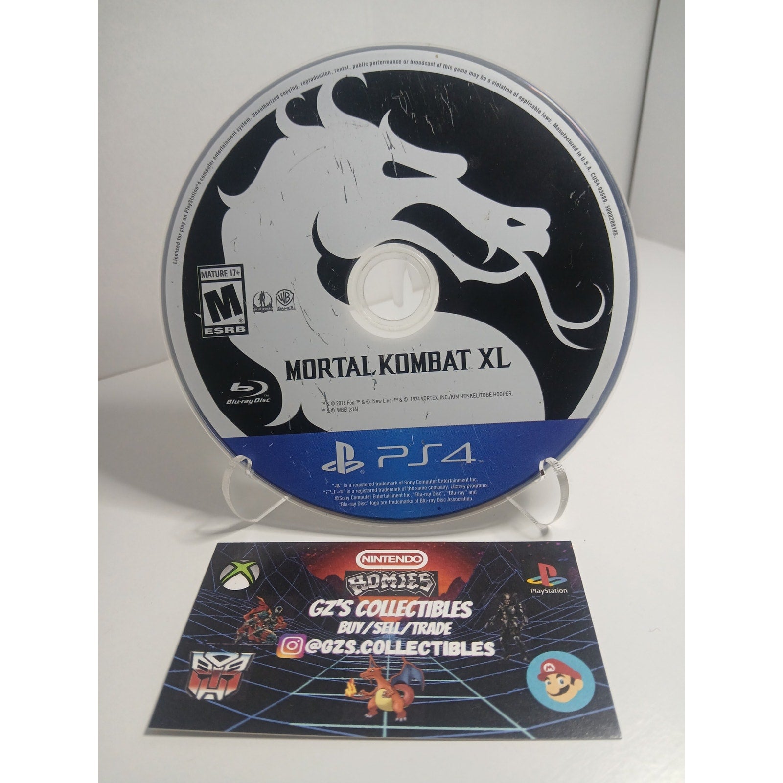 SONY PS4 MORTAL KOMBAT XL TESTED WORKING