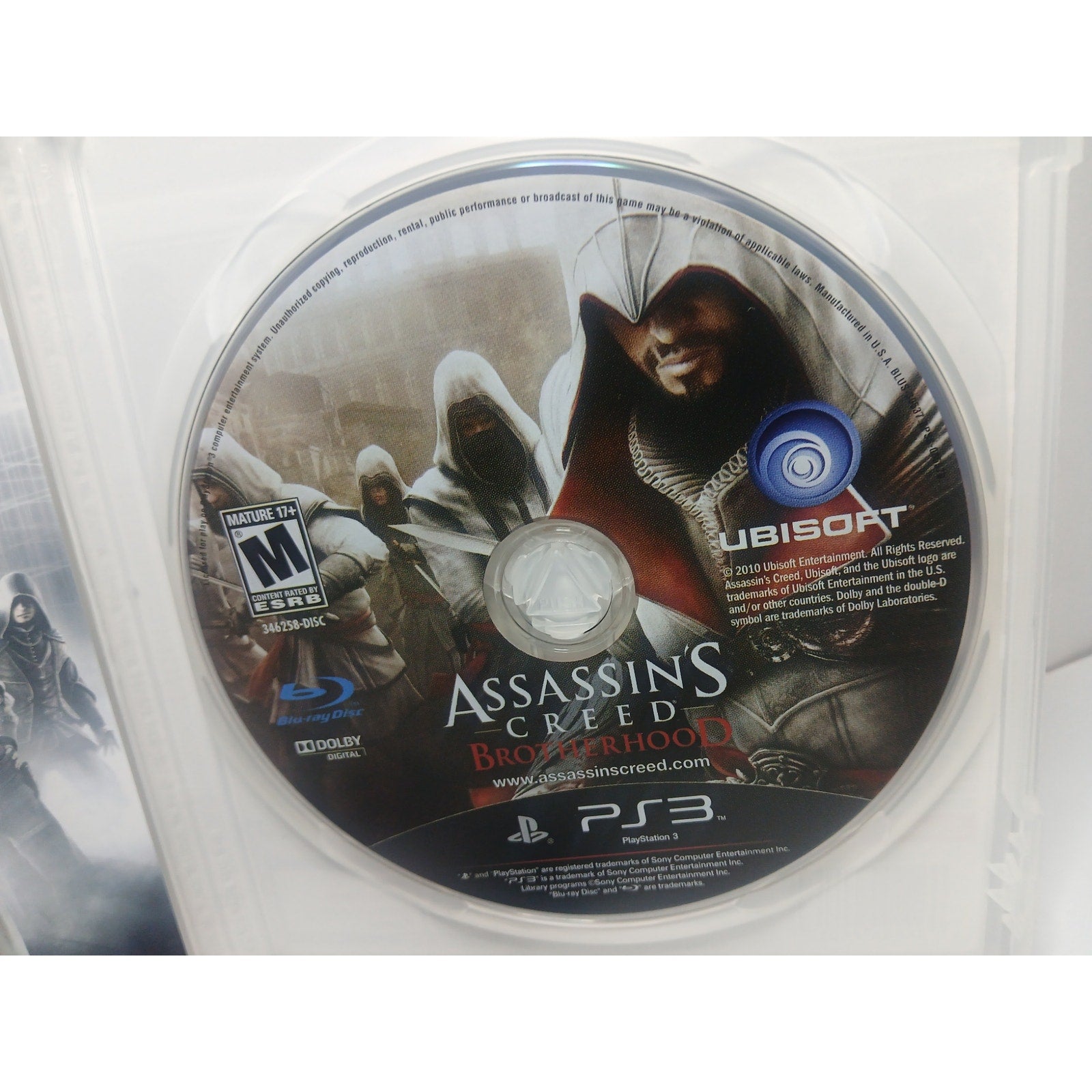 ASSASSIN'S CREED BROTHERHOOD CIB MINT SONY PS3 TESTED WORKING