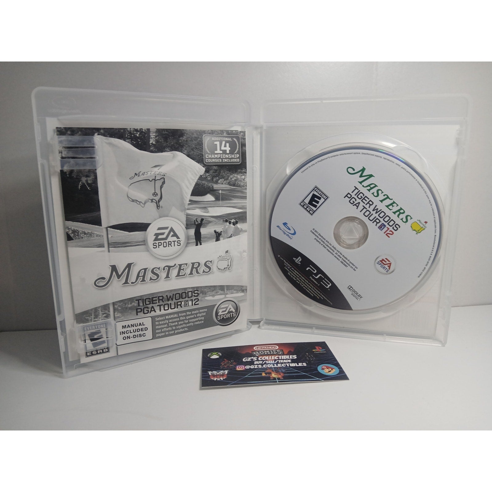 SONY PS3 MASTERS TIGER WOODS PGA TOUR 12 CIB TESTED WORKING