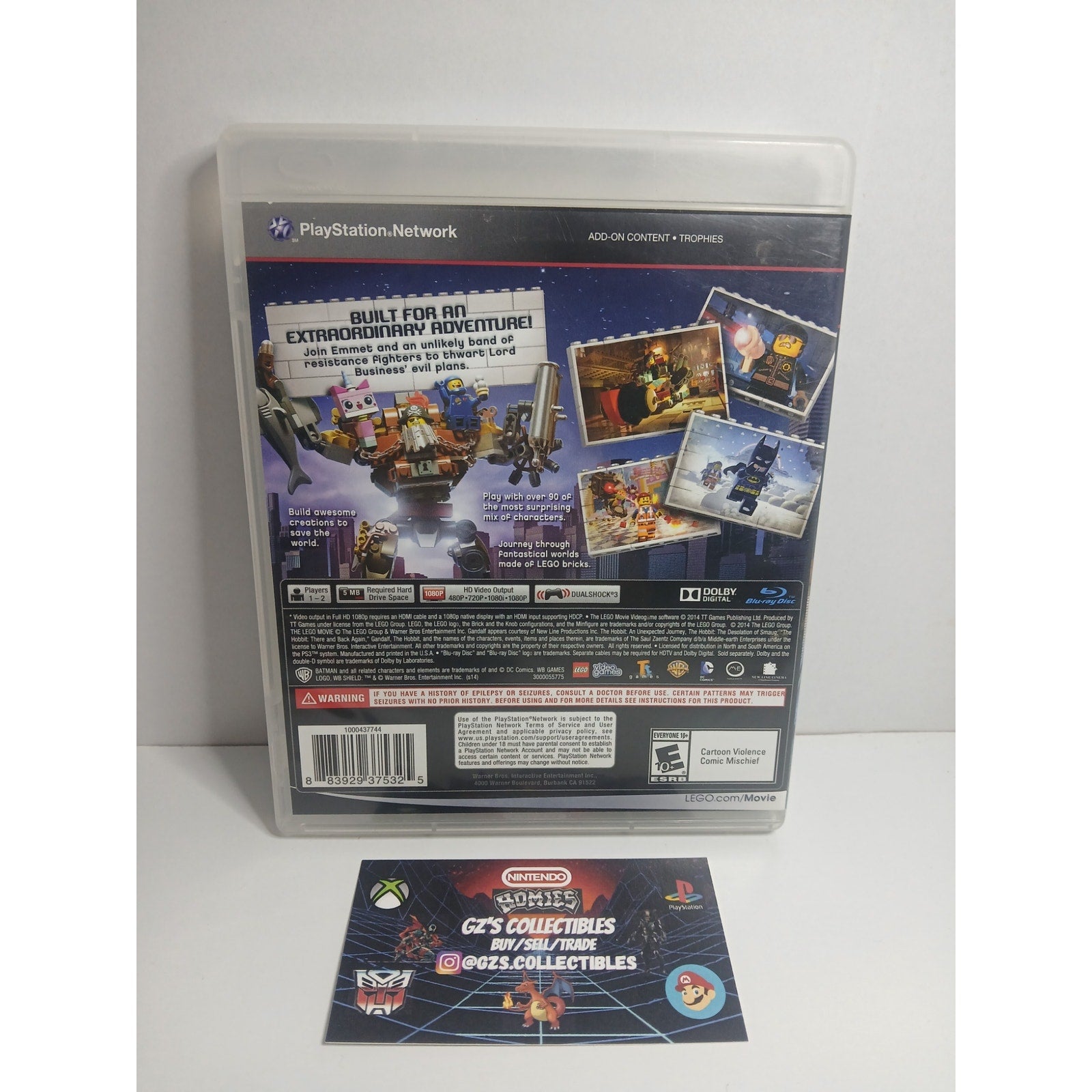 SONY PS3 LEGO MOVIE VIDEO GAME TESTED WORKING