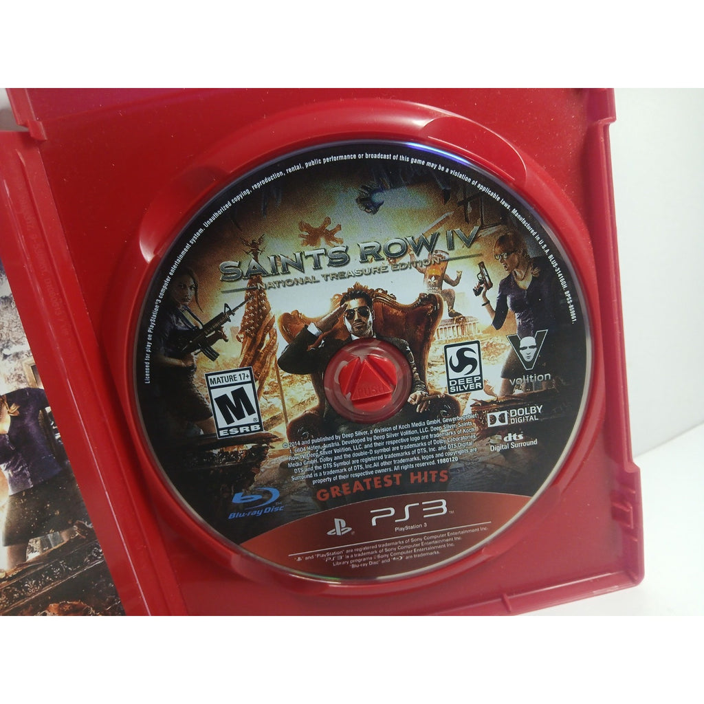 ✅ SONY PS3 SAINTS ROW IV NATIONAL TREASURE EDITION CIB TESTED WORKING