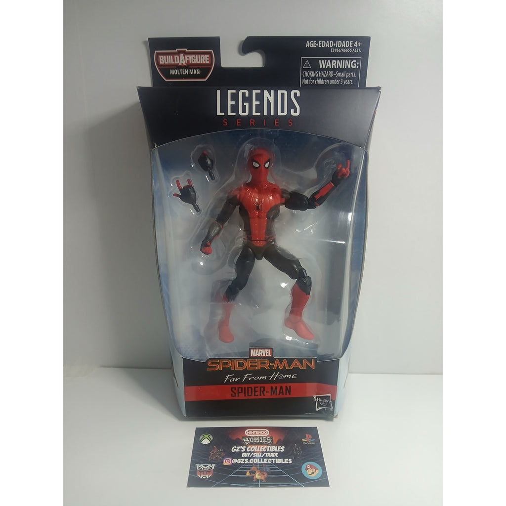 SPIDER MAN FAR FROM HOME BAF MARVEL LEGENDS NIB CIB (OPEN)