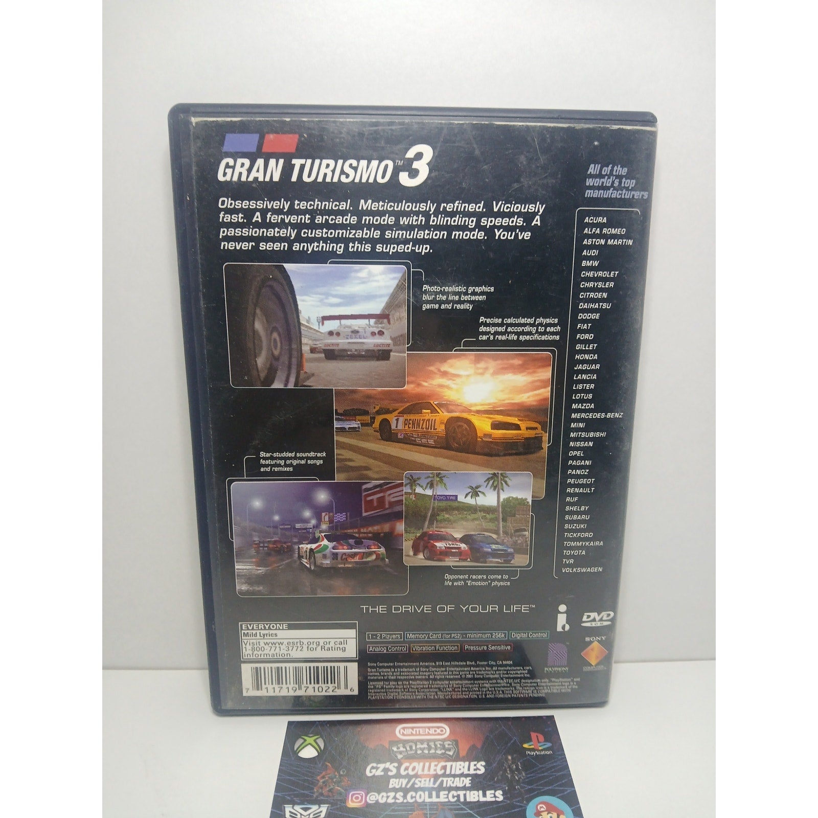 GRAN TURISMO 3 SONY PS2 CIB TESTED WORKING