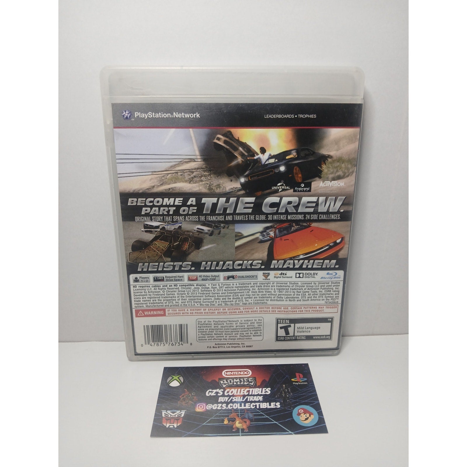 FAST AND FURIOUS SHOWDOWN CIB SONY PS3 TESTED WORKING