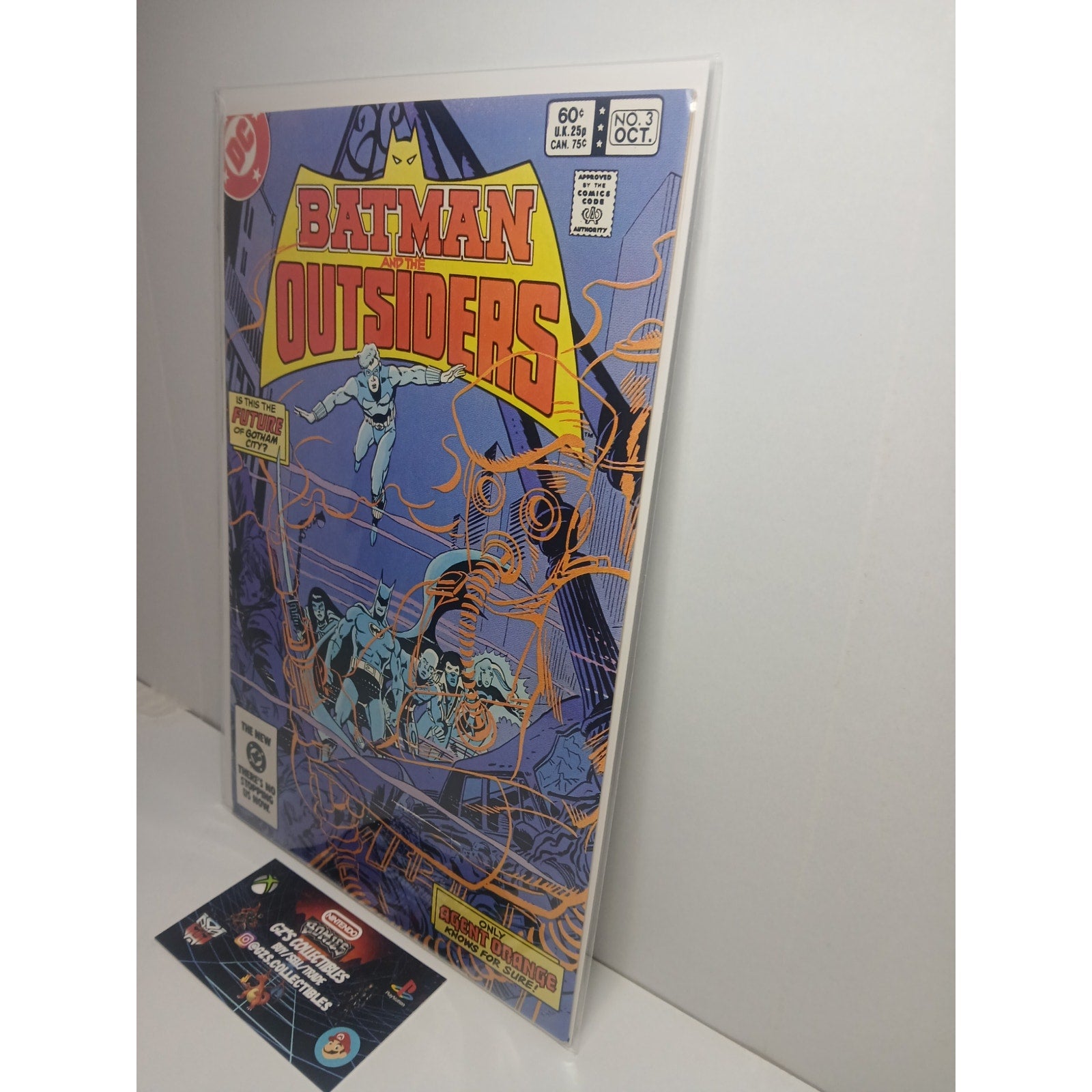 BATMAN & THE OUTSIDERS #3 1983 DC COMICS NEW BAG/BOARD
