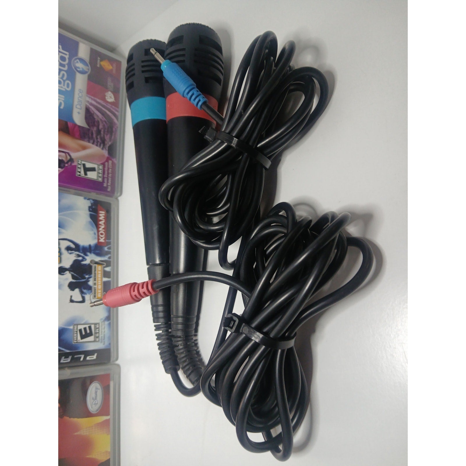 SONY PS3 SING STAR SING IT KARAOKE BUBDLE WITH MICROPHONES TESTED WORKING