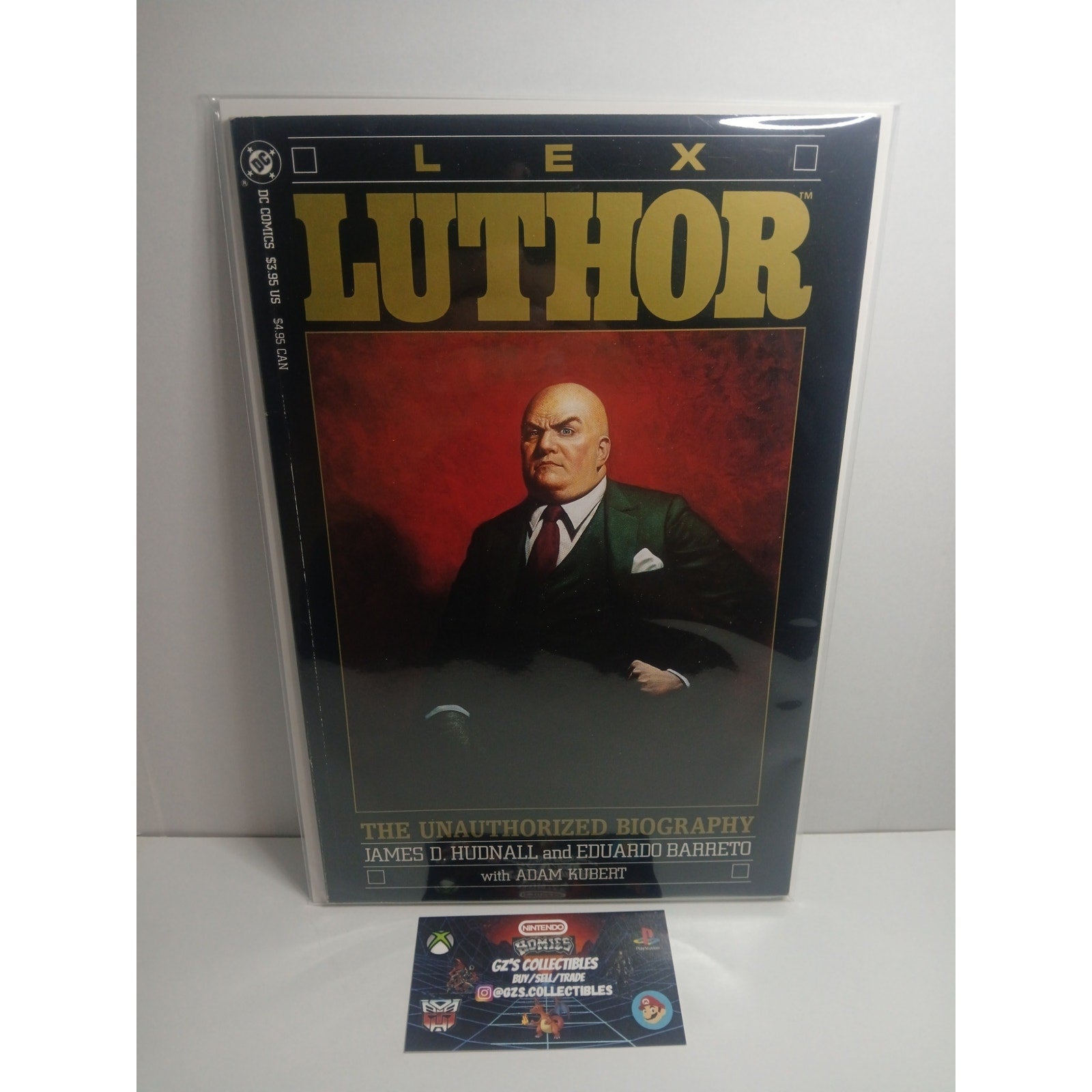 LEX LUTHOR UNAUTHORIZED BIOGRAPHY #1 1989 DC COMICS NEW BAG/BOARD