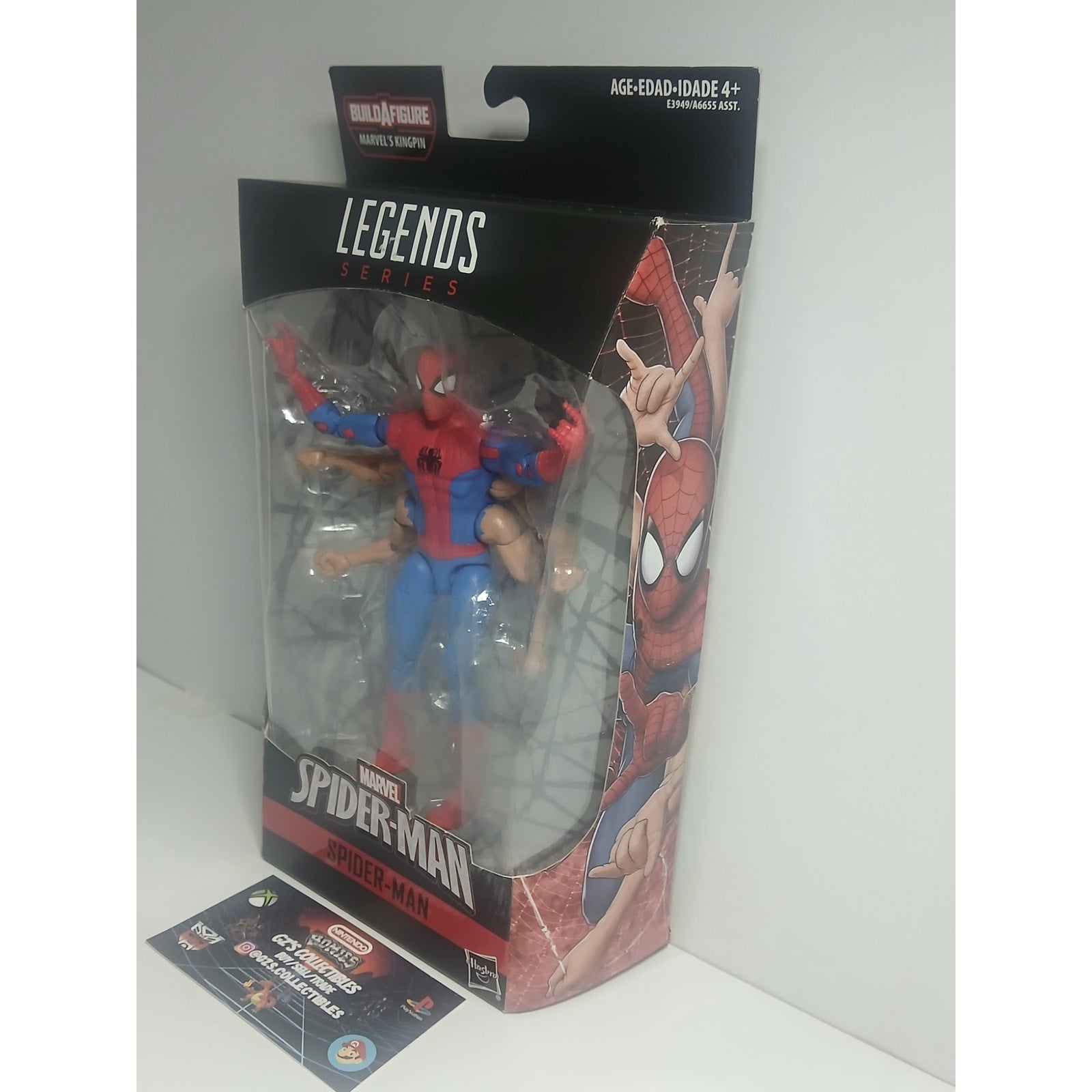 SPIDER MAN 6 ARM MARVEL LEGENDS (BAF)  NIB CIB (OPEN