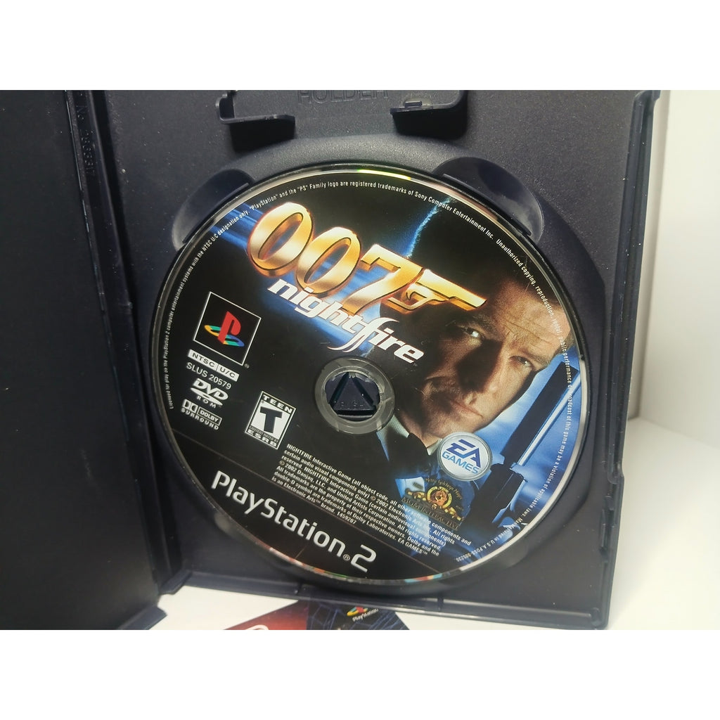 007 AGENT UNDER FIRE & NIGHT FIRE BLACK LABELS CIB SONY PS2 TESTED WORKING