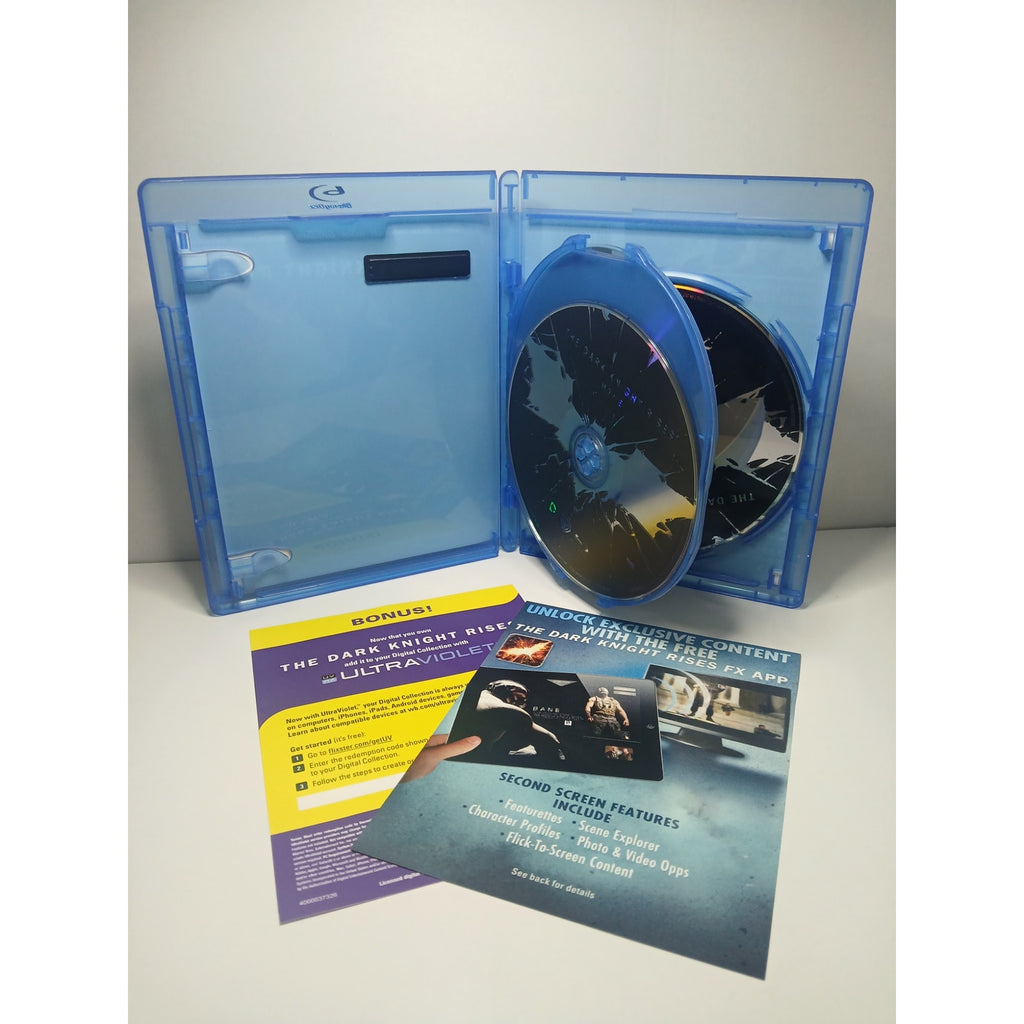 BATMAN THE DARK KNIGHT RISES BLU RAY/DVD/DIGITAL MOVIE CLEANED* TESTED WORKING