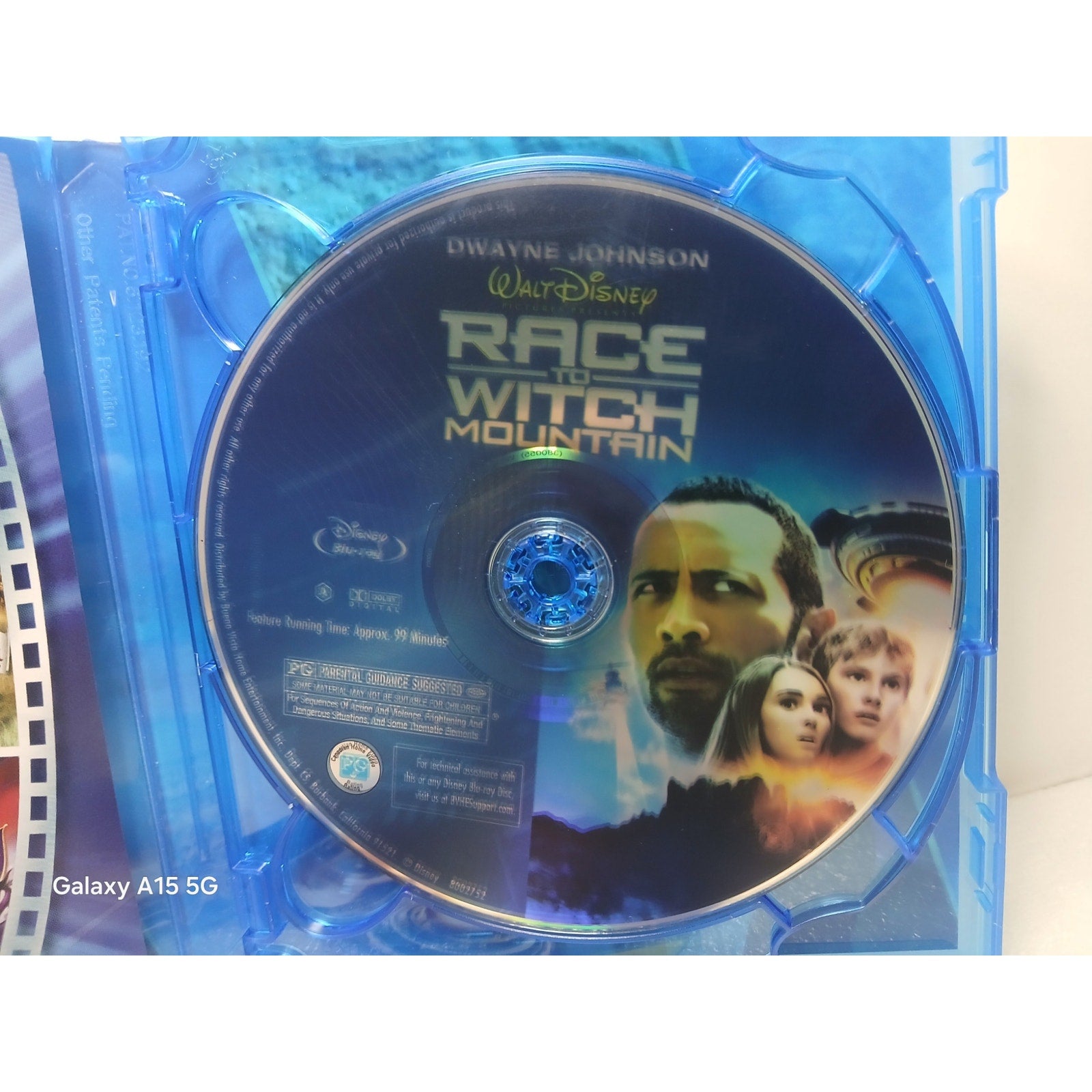 DISNEY RACE TO WITCH MOUNTAIN CIB W/ SLEEVE BLU RAY/DVD MOVIE CLEANED TESTED