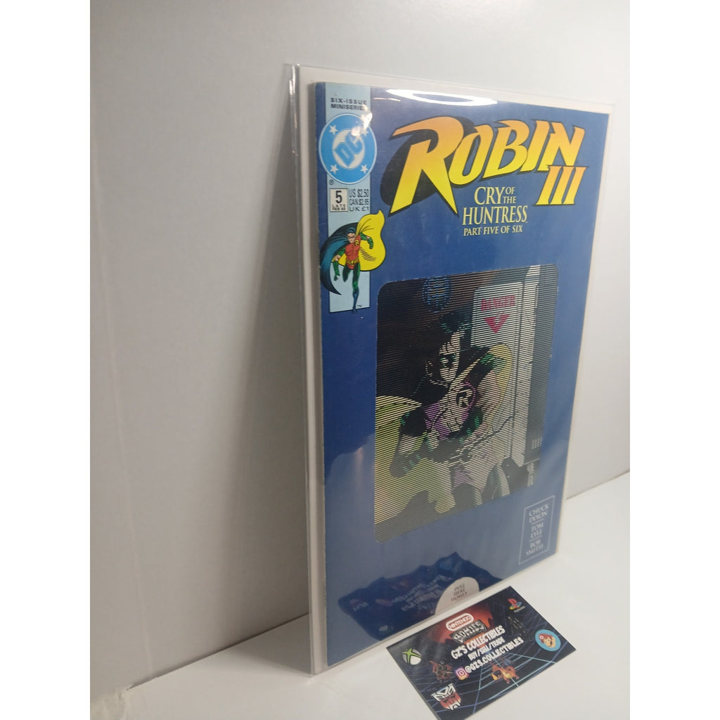 ROBIN III CRY OF THE HUNTRESS #5 1993 DC COMICS NEW BAG/BOARD