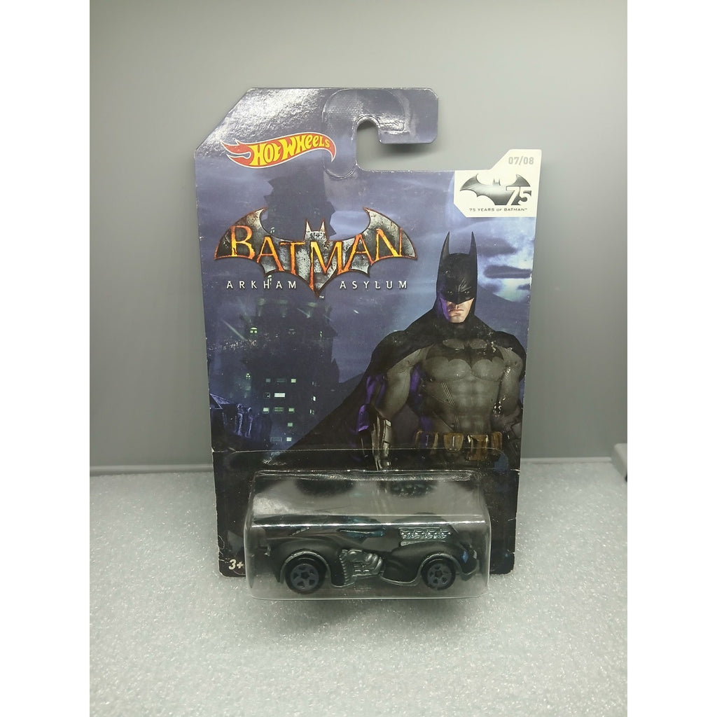 HOT WHEELS BATMAN BATMOBILE ARKHAM ASYLUM NEW IN BOX 1/64 CAR