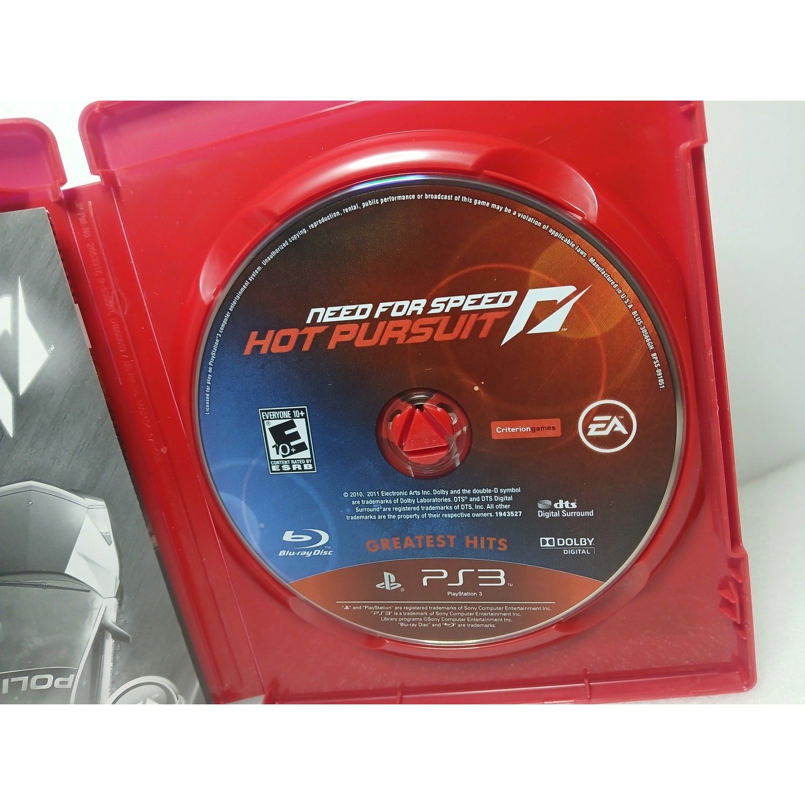 NEED FOR SPEED HOT PURSUIT CIB SONY PS3 GAME TESTED WORKING