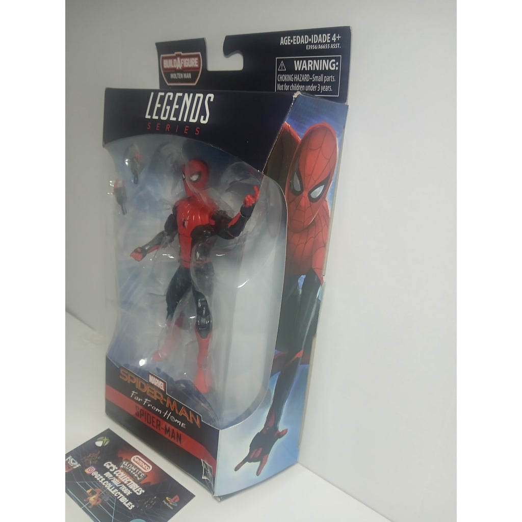 SPIDER MAN FAR FROM HOME BAF MARVEL LEGENDS NIB CIB (OPEN)