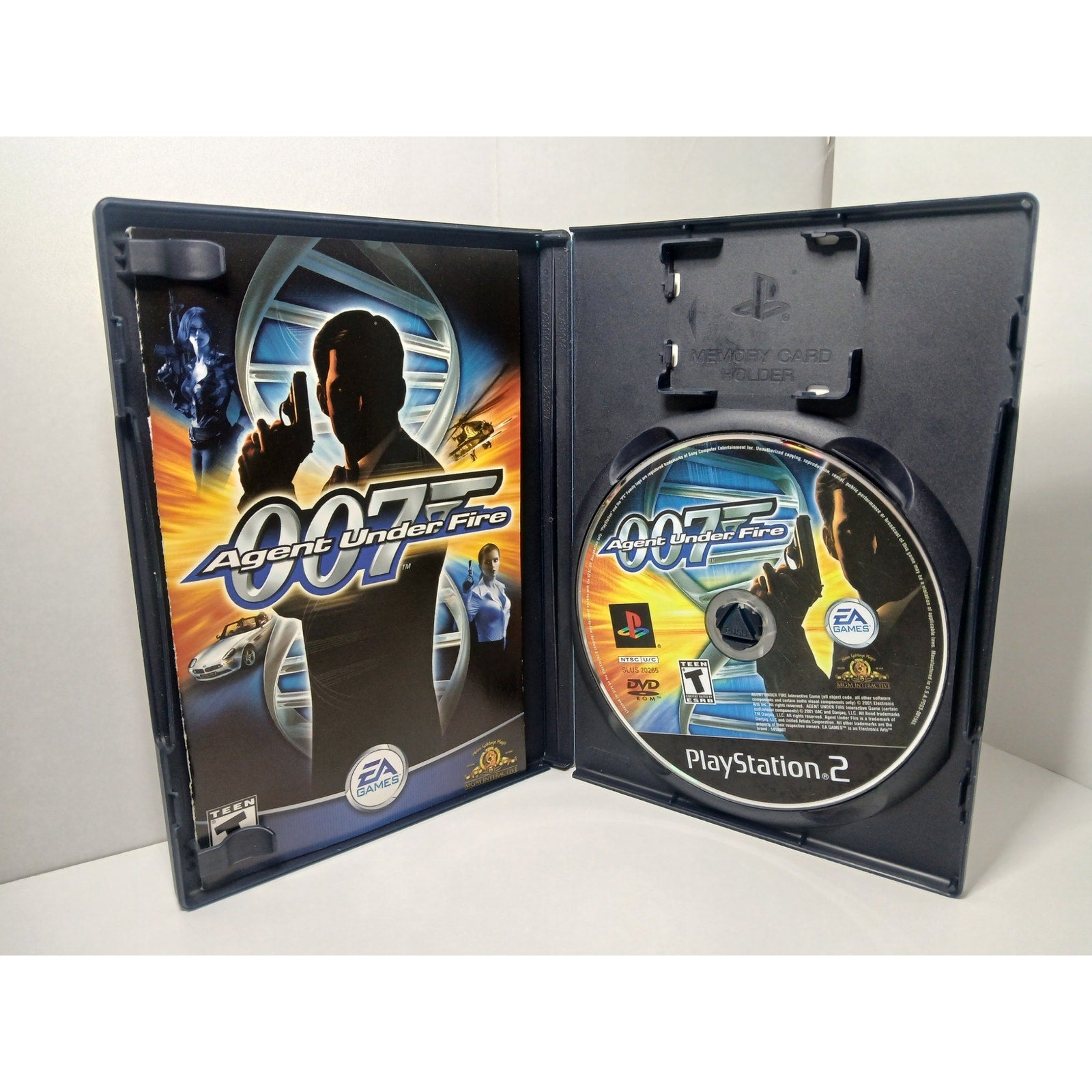 007 AGENT UNDER FIRE & NIGHT FIRE BLACK LABELS CIB SONY PS2 TESTED WORKING