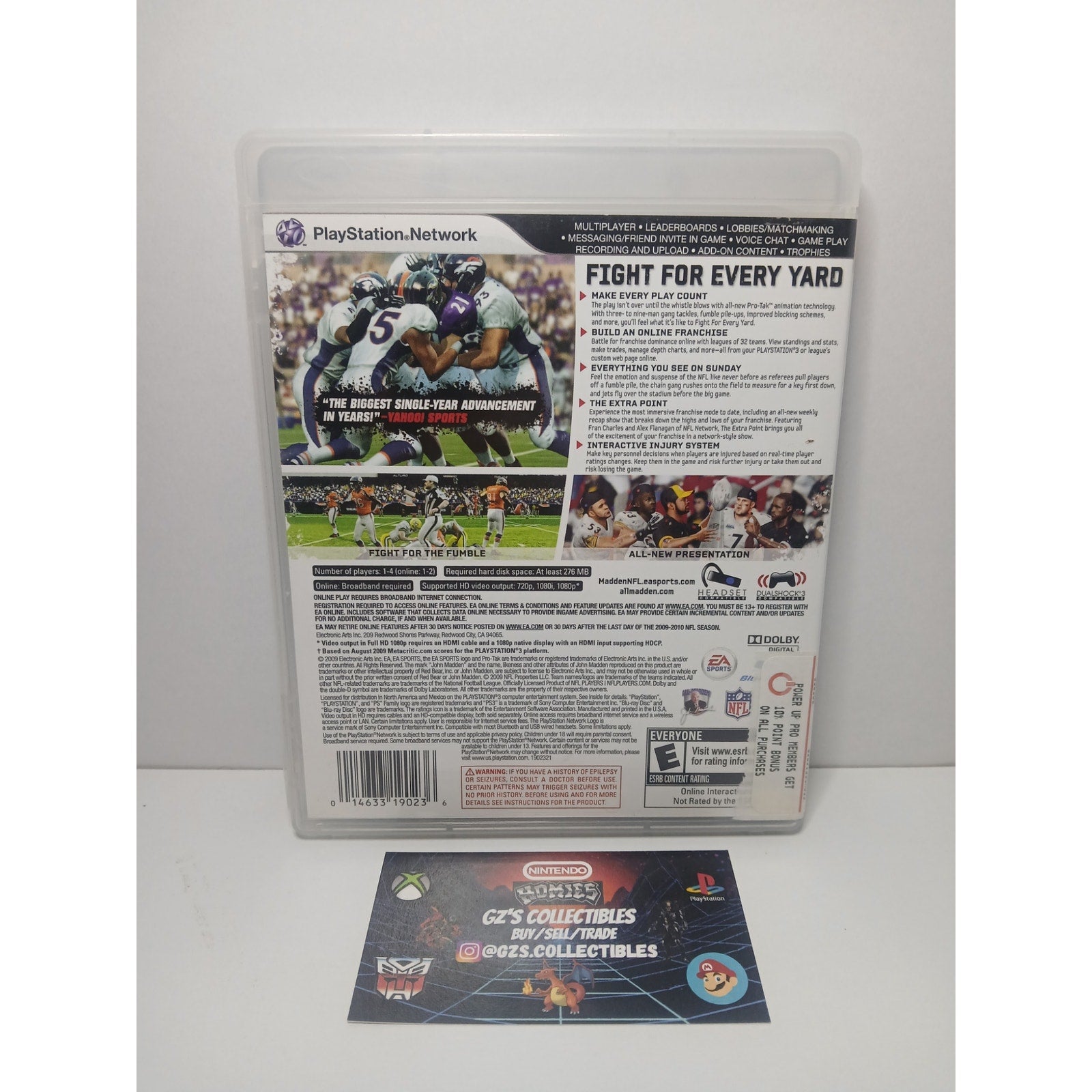 NFL MADDEN 2010 CIB SONY PS3 TESTED WORKING