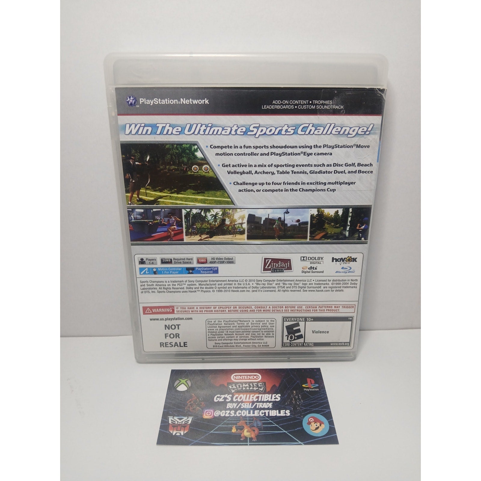 SPORTS CHAMPIONS CIB SONY PS3 TESTED WORKING