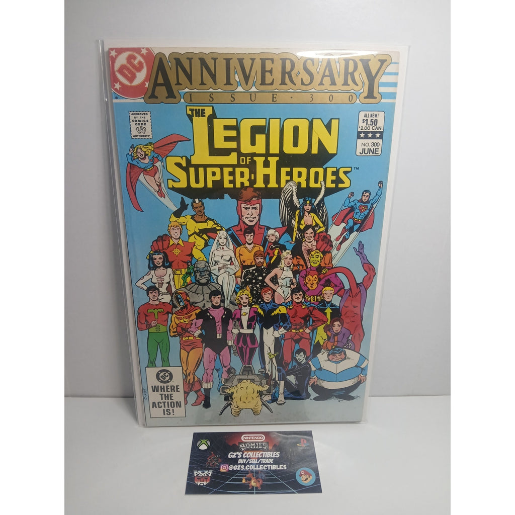 LEGION OF SUPERHEROES #300 1983 DC COMICS NEW BAG/BOARD