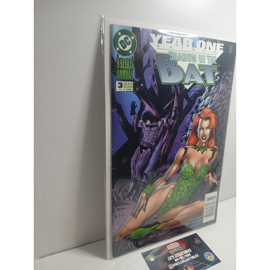 BATMAN POISON IVY 1995  SHADOW OF THE BAT #3 DC COMICS NEW BAG/BOARD