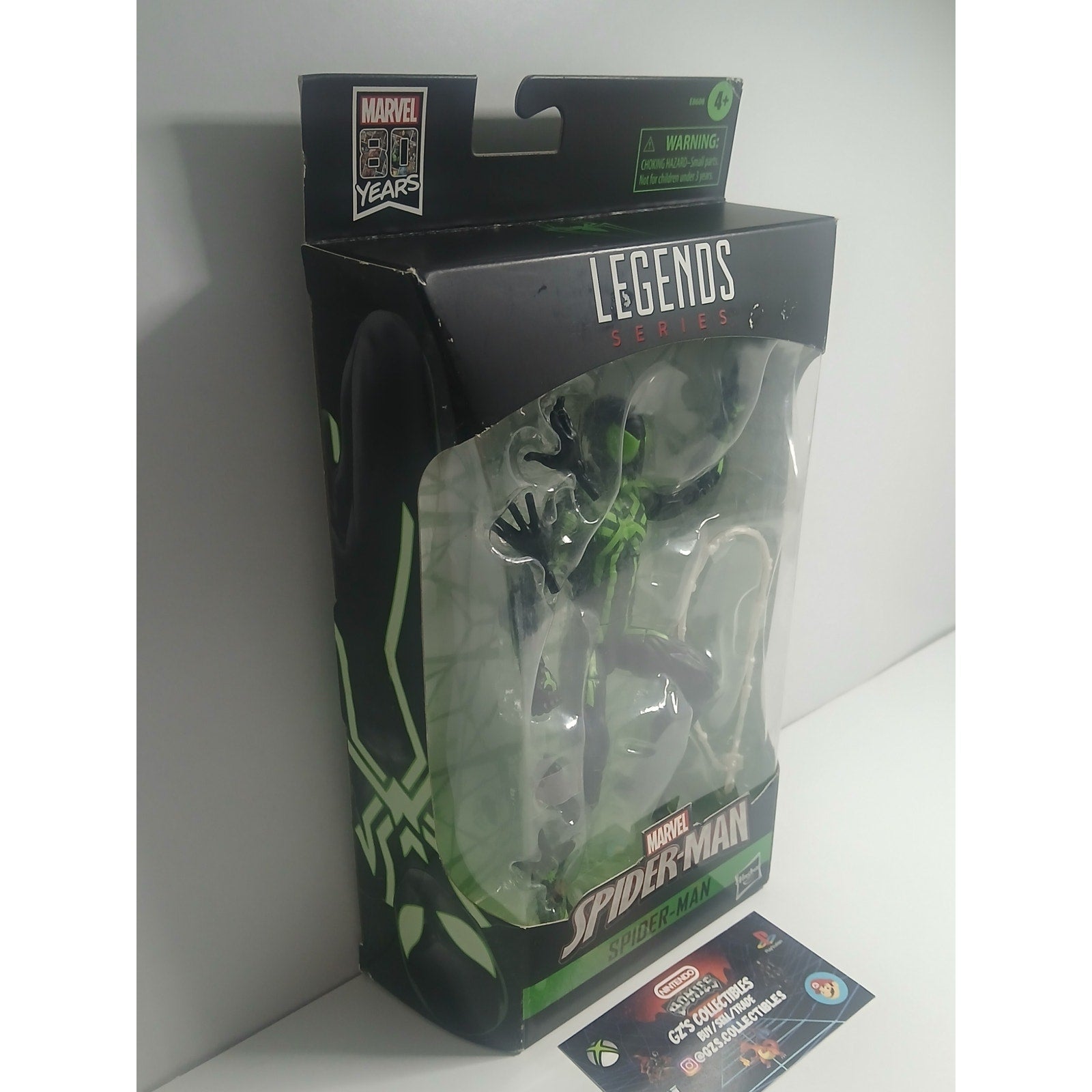 BIG TIME SPIDER-MAN GREEN 80 MARVEL LEGENDS NIB CIB (OPEN)