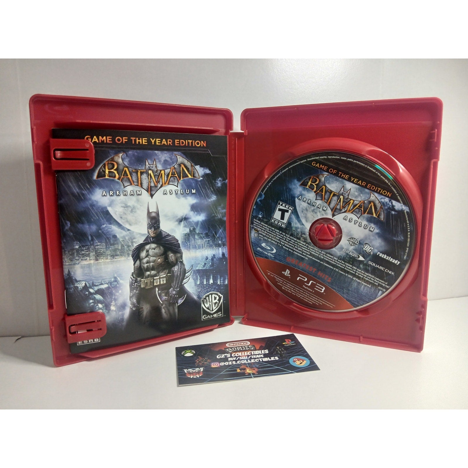 SONY PS3 BATMAN ARKHAM ASYLUM GAME CIB TESTED WORKING