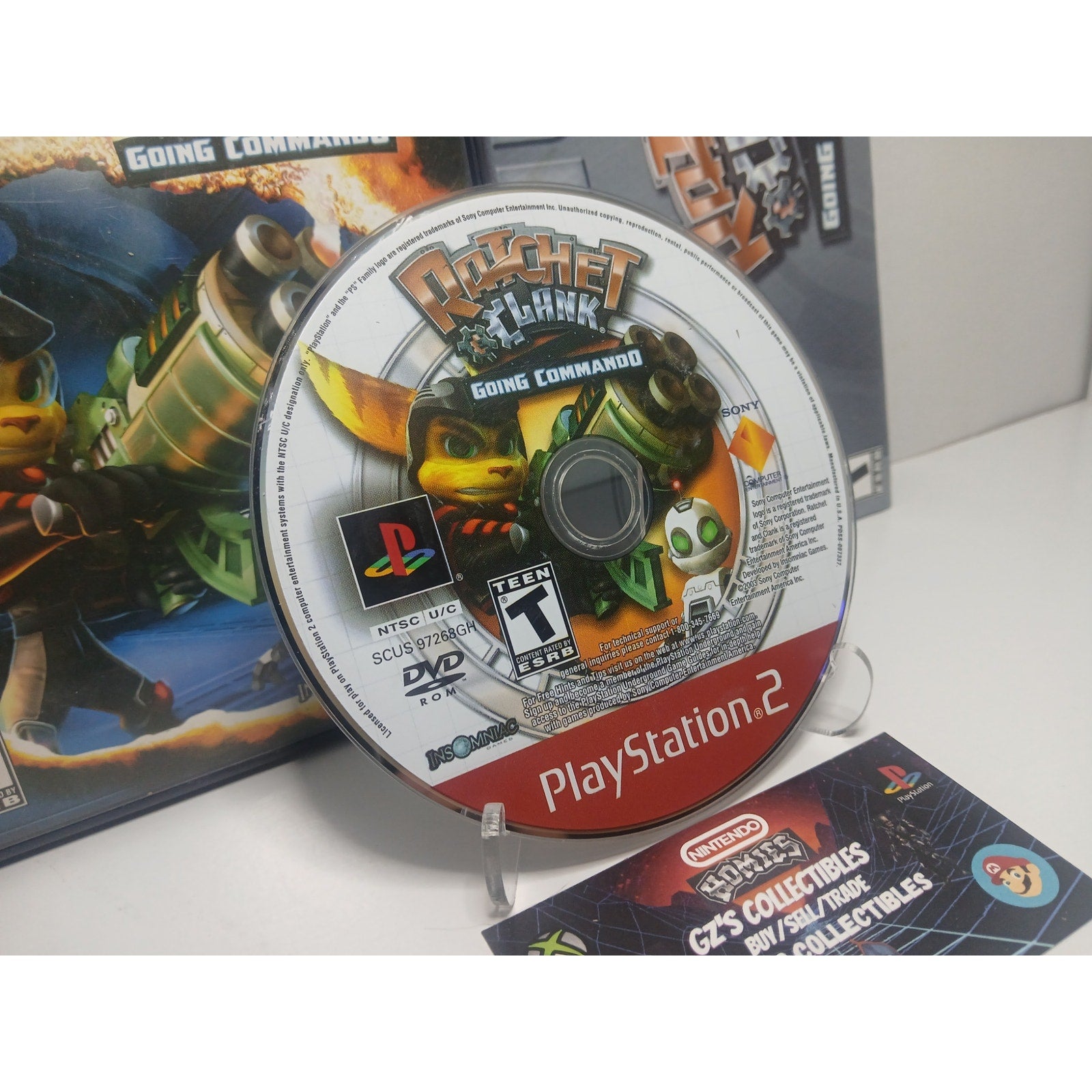 RATCHET & CLANK + GOING COMMANDO LOT SONY PS2 TESTED WORKING