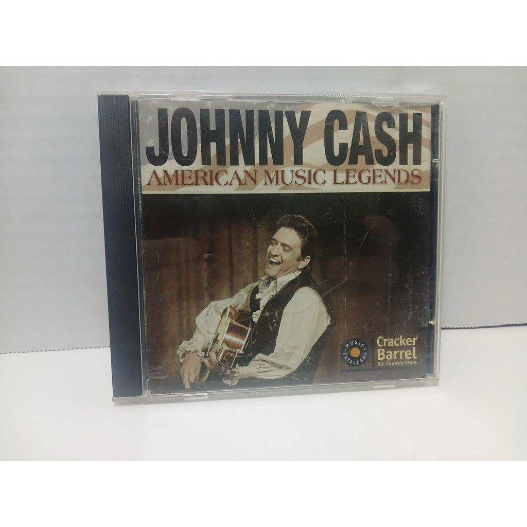 JOHNNY CASH AMERICAN MUSIC LEGENDS CD CRACKER BARREL USED TESTED