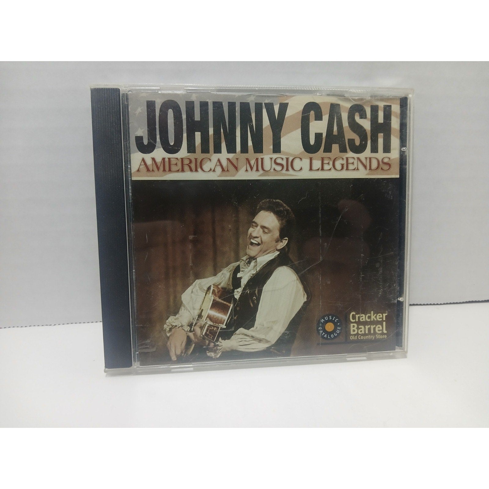 JOHNNY CASH AMERICAN MUSIC LEGENDS CD CRACKER BARREL USED TESTED