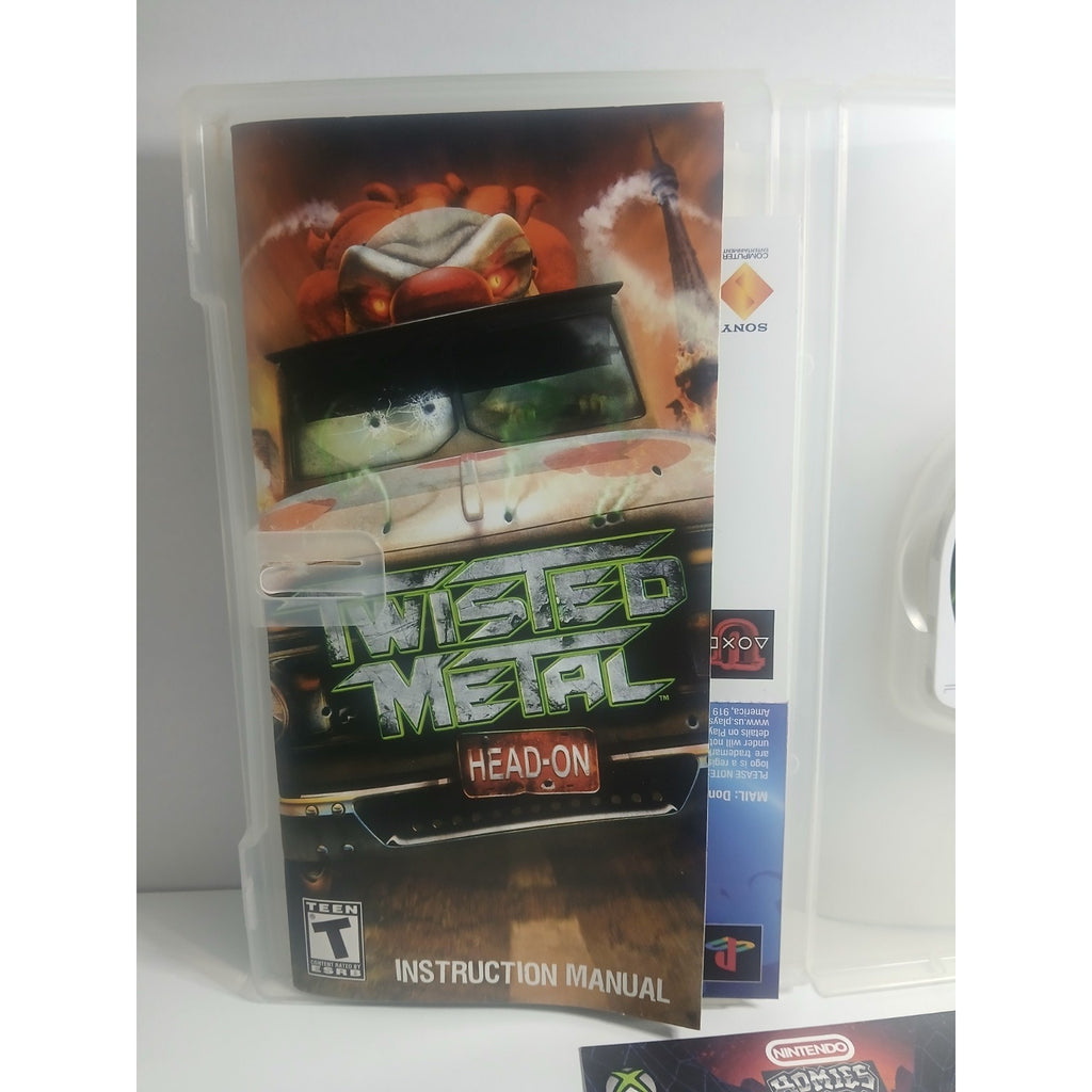 ✅ SONY PSP TWISTED METAL HEAD ON GAME CIB TESTED WORKING