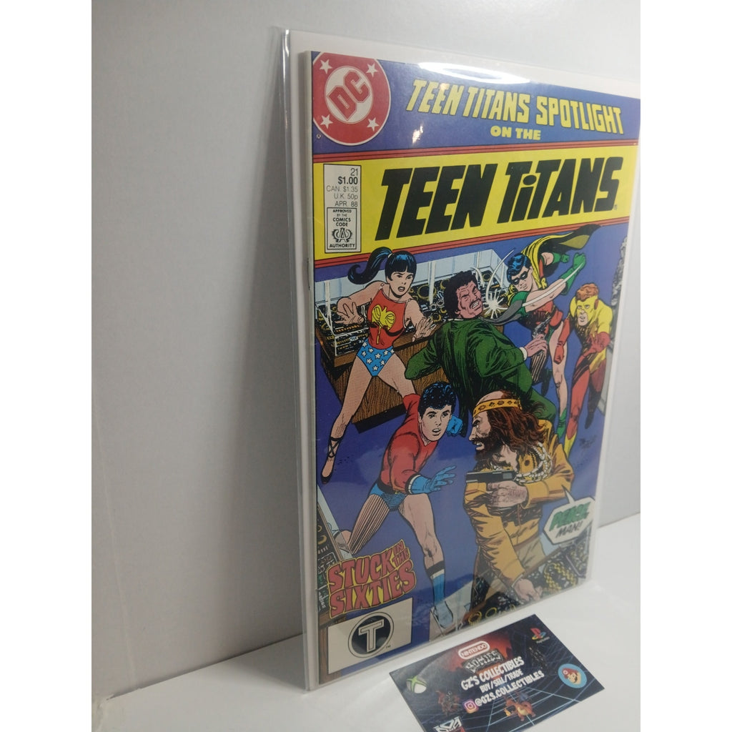 TEEN TITANS SPOT LIGHT #21 1986 DC COMICS NEW BAG/BOARD