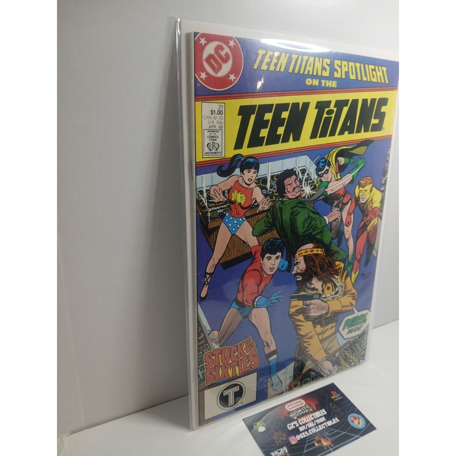 TEEN TITANS SPOT LIGHT #21 1986 DC COMICS NEW BAG/BOARD