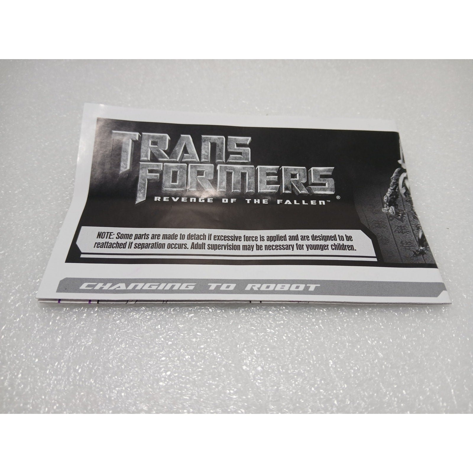 SIDEWAYS REVENGE OF THE FALLEN ROTF DELUXE TRANSFORMERS DECEPTICON FIGURE