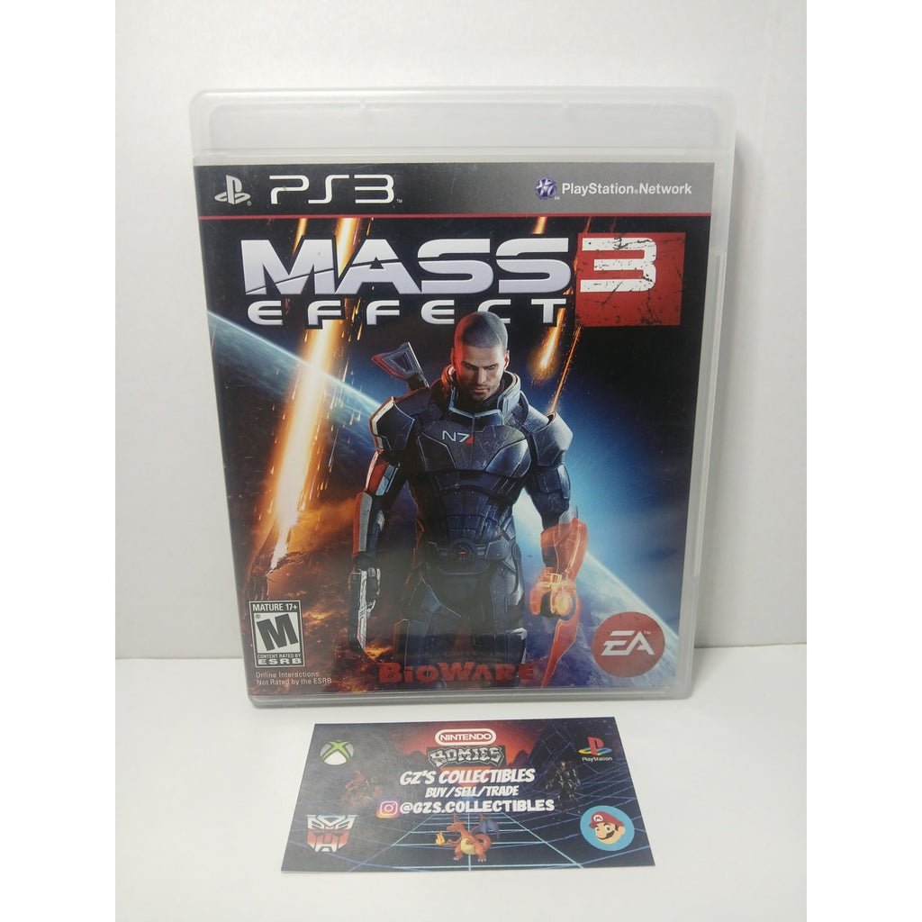 MASS EFFECT 3 BLACK LABEL SONY PS3 TESTED WORKING