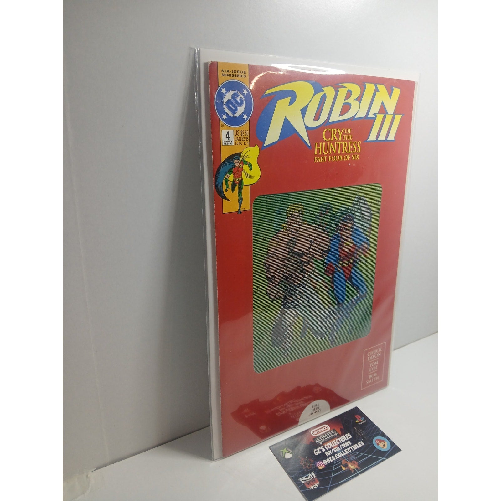 ROBIN III CRY OF THE HUNTRESS #4 1993 DC COMICS NEW BAG/BOARD