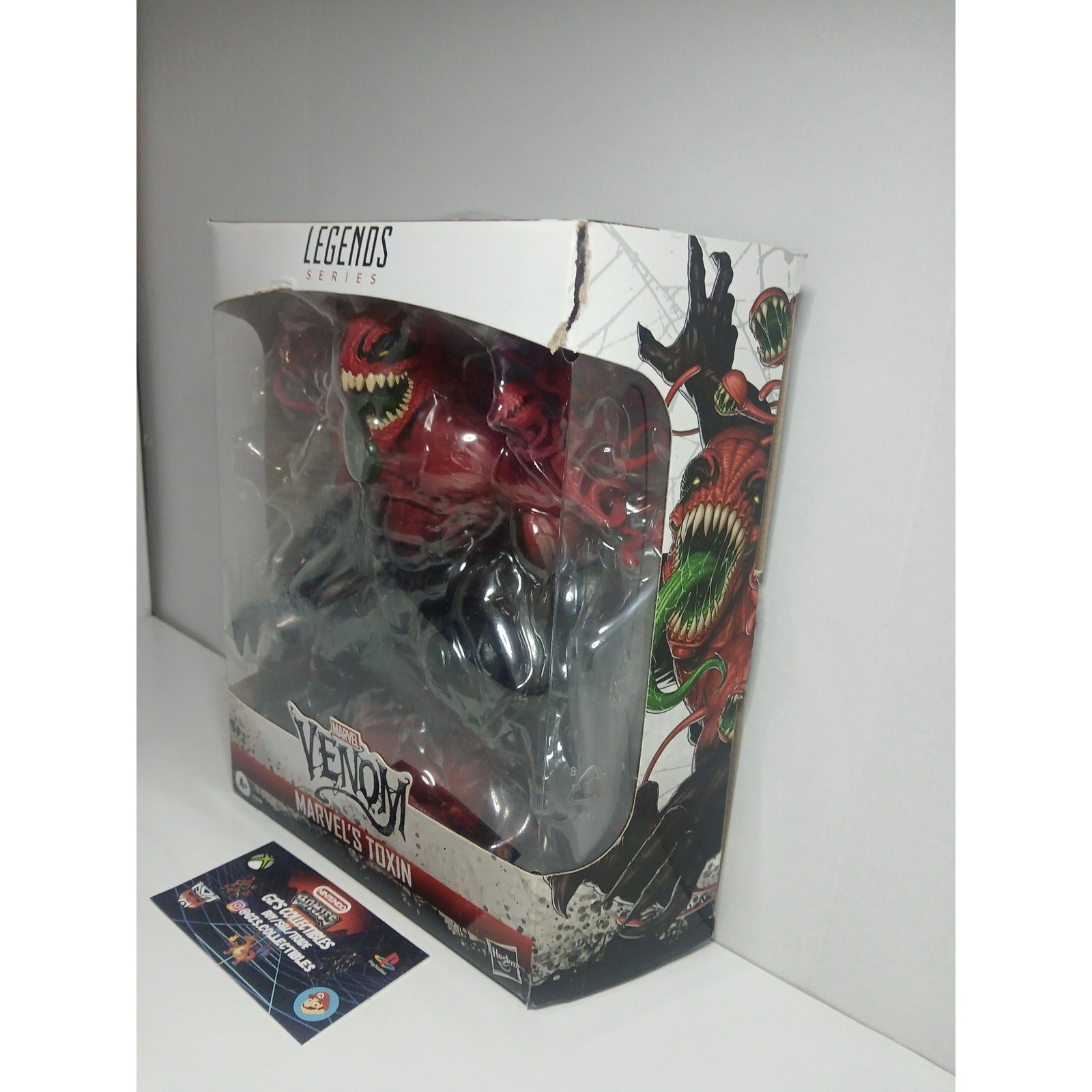 MARVELS VENOM TOXIN HASBRO ACTION FIGURE MARVEL LEGENDS MINT IN BOX (OPEN)