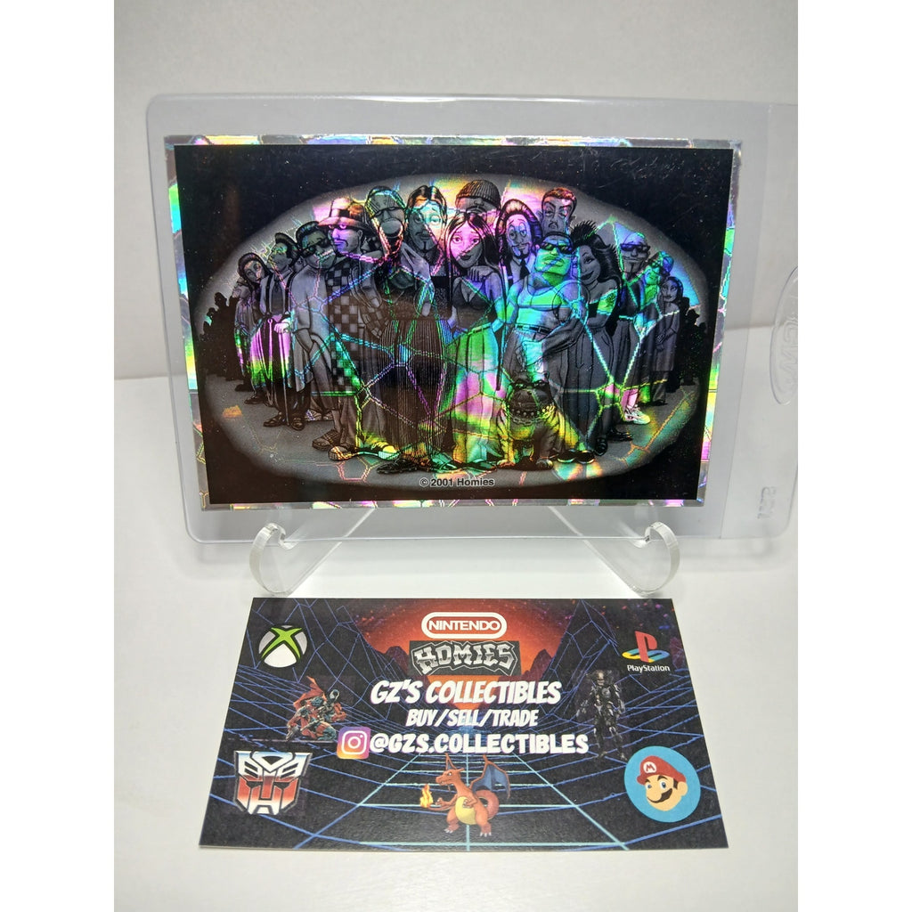 WE WANT YOU VINTAGE 2001 SERIES 2 HOMIES GONZALES GRAPHICS HOLOGRAPHIC STICKER