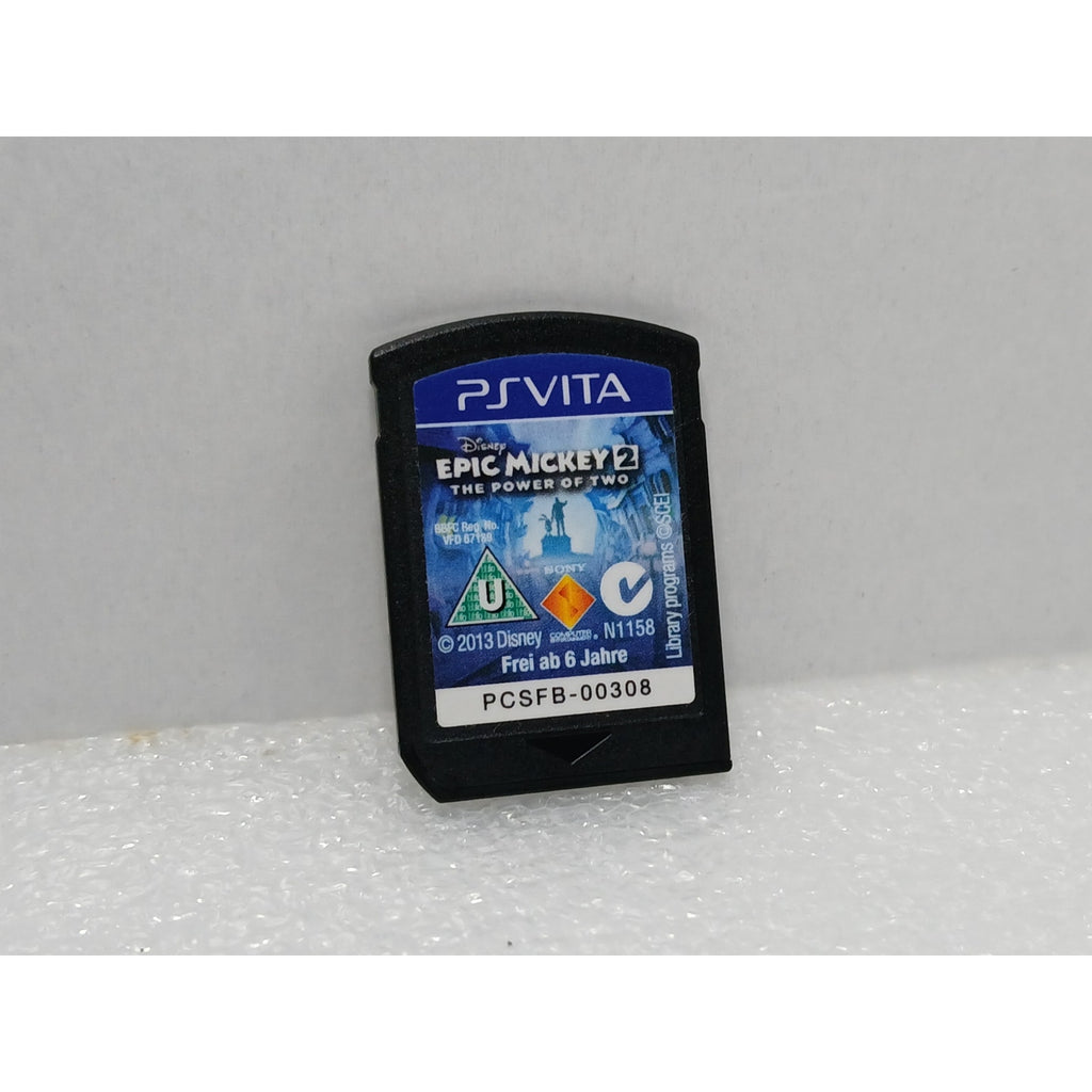 DISNEY EPIC MICKEY 2 THE POWER OF TWO SONY PS VITA GAME TESTED WORKING
